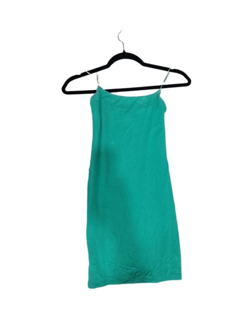 Aritzia Wilfred Turquoise Spaghetti Strap Dress